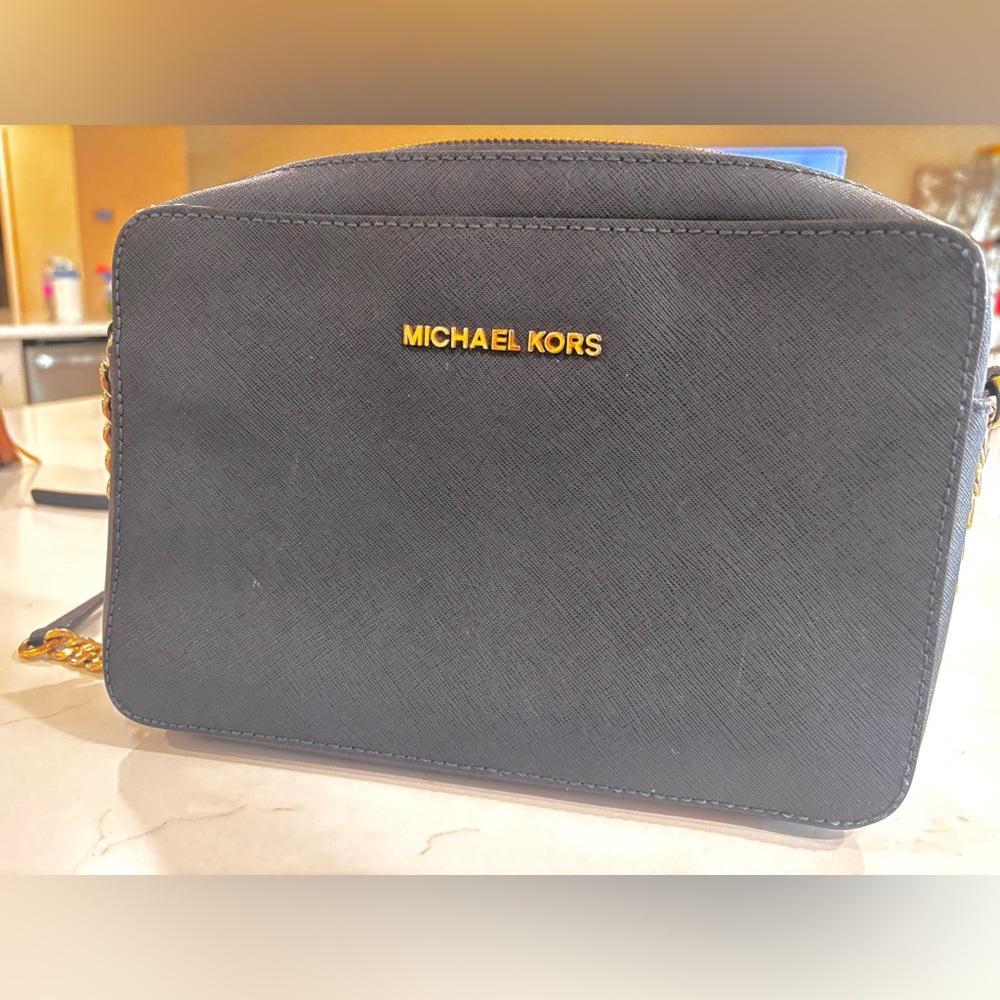 Michael Kors Navy Crossbody Bag